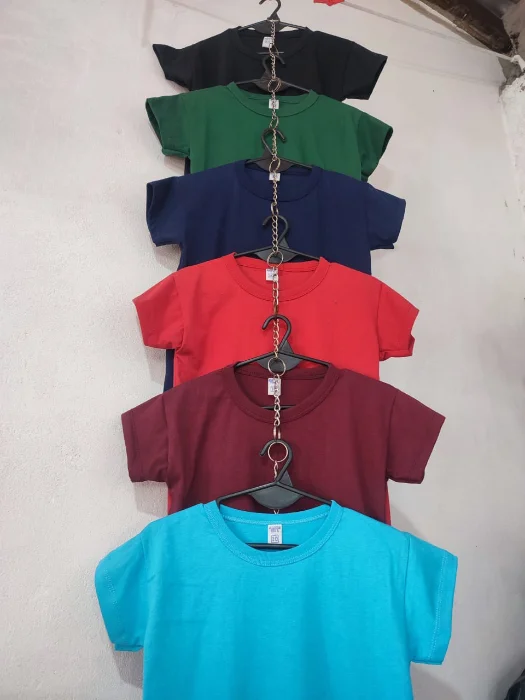Remeras Liso Niño