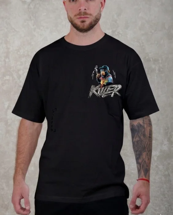 Remeras Oversize Doble Estampado