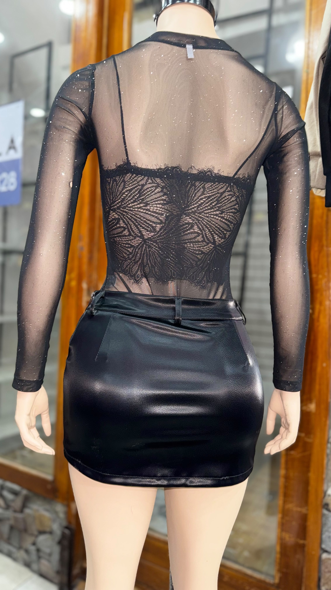 Pollera Short Clásico Reptil-metalizado - Imagen 4