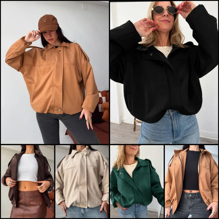 Bomber Gamuza