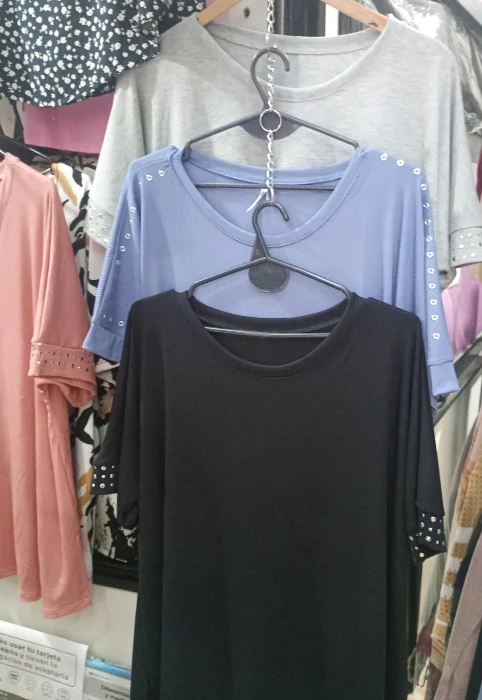 Remeras Morley Algodon N con Detalles
