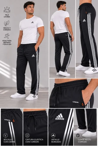 Pantalones Deportivas Recto