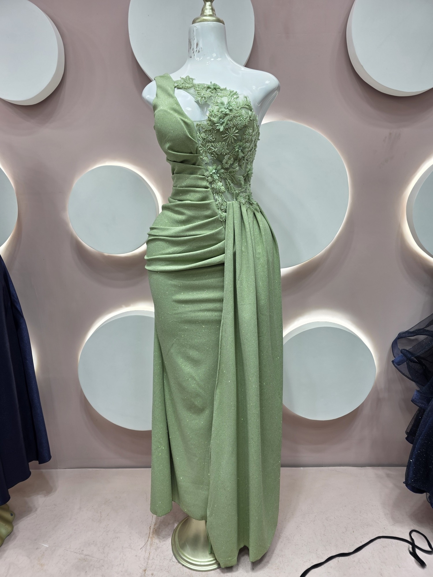 Vestido un Hombro Mid - Imagen 9
