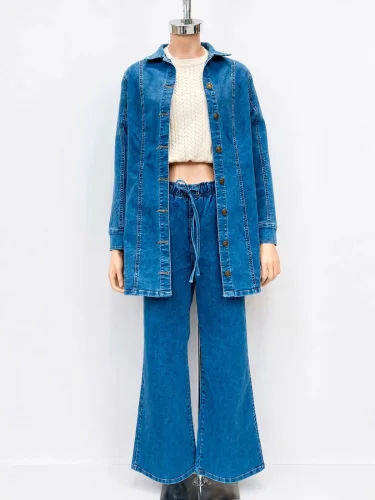 Saco de Jean para Dama Calidad Premiun 100% Algodon