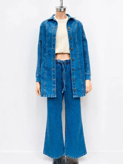 Saco de Jean para Dama Calidad Premiun 100% Algodon