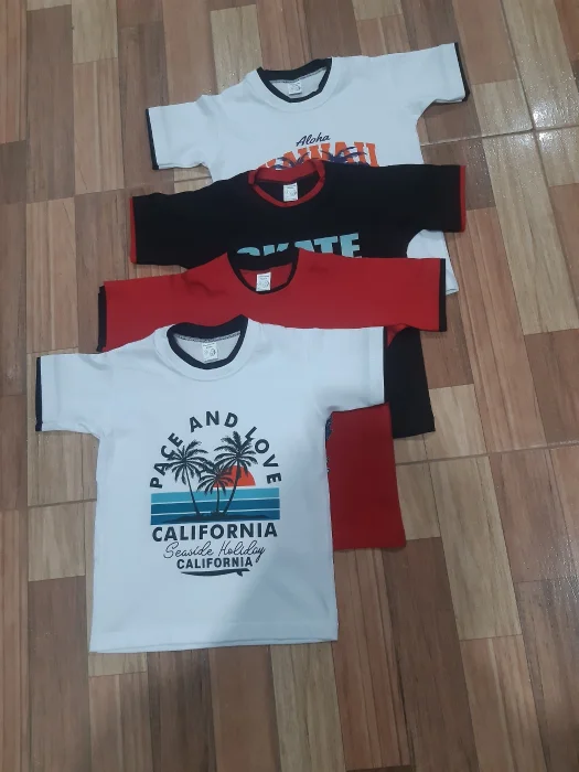 Remera   de  Niño  Estampado