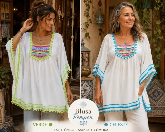 Blusa Pompon