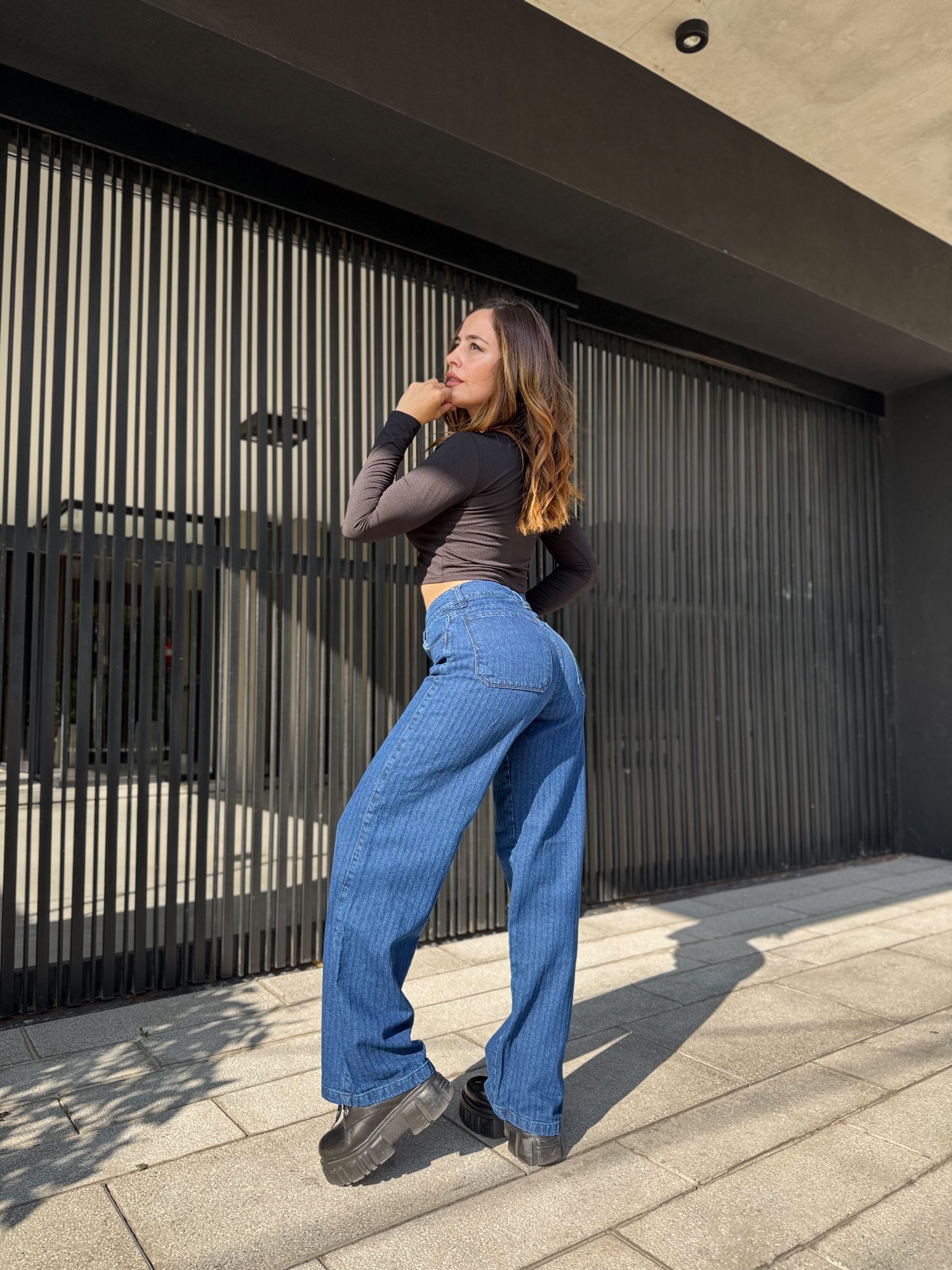 Wide Leg Azul Raya - Imagen 2