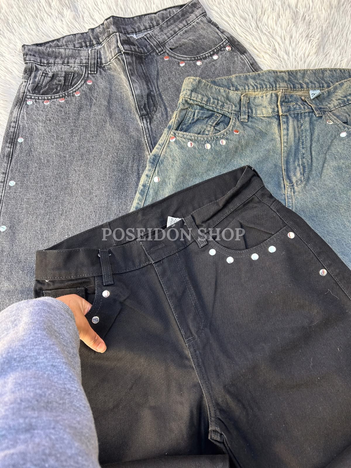 Wide Leg con Tachas - Imagen 2
