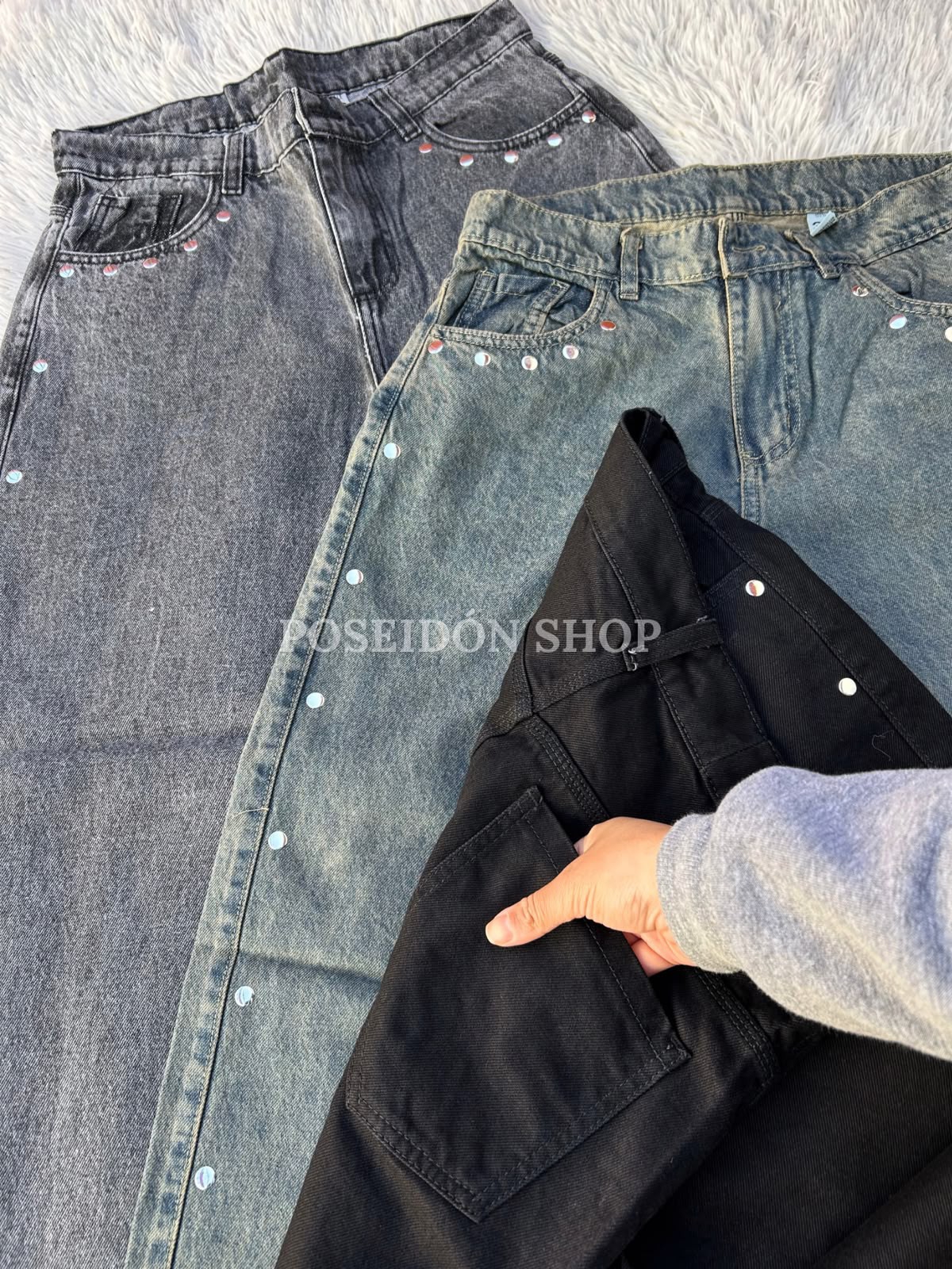 Wide Leg con Tachas - Imagen 3