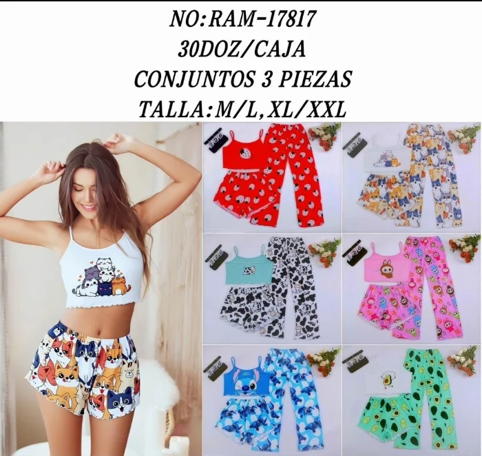Pijama 3 Piezas Art 17817