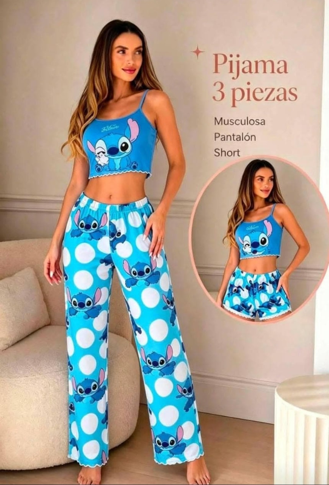 Pijama 3 Piezas Art 17817 - Imagen 2