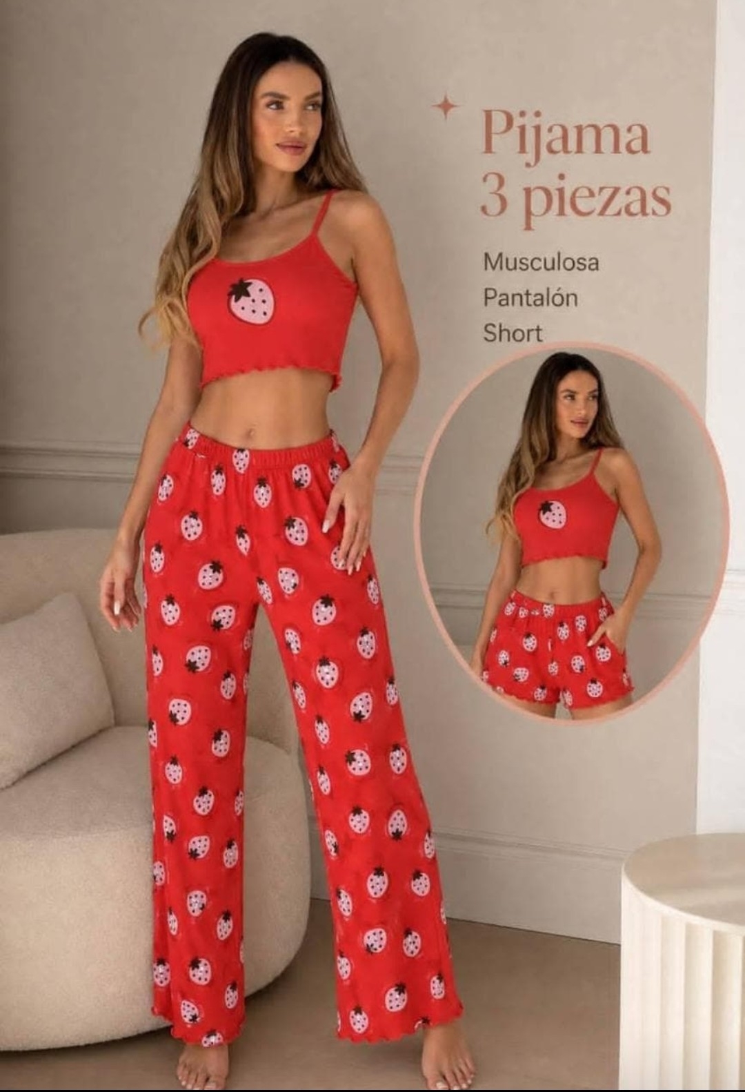 Pijama 3 Piezas Art 17817 - Imagen 4
