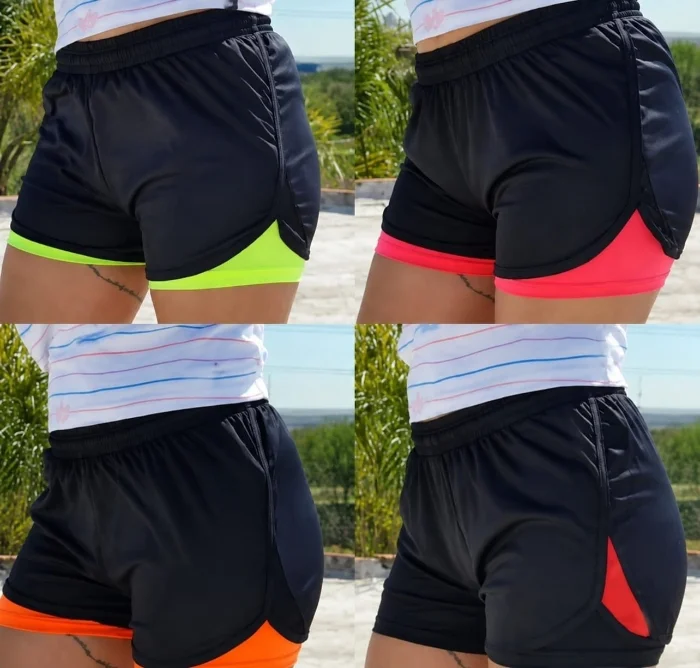 Short con Calza de Dama Muy Linda Calidad
