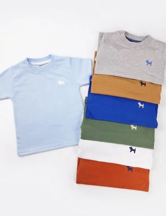 Remeras de Bebé Algodón Jersey Peinado