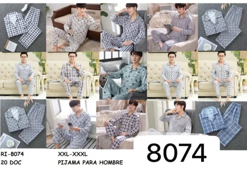 Doc Pijama Hombre 3 Piezas