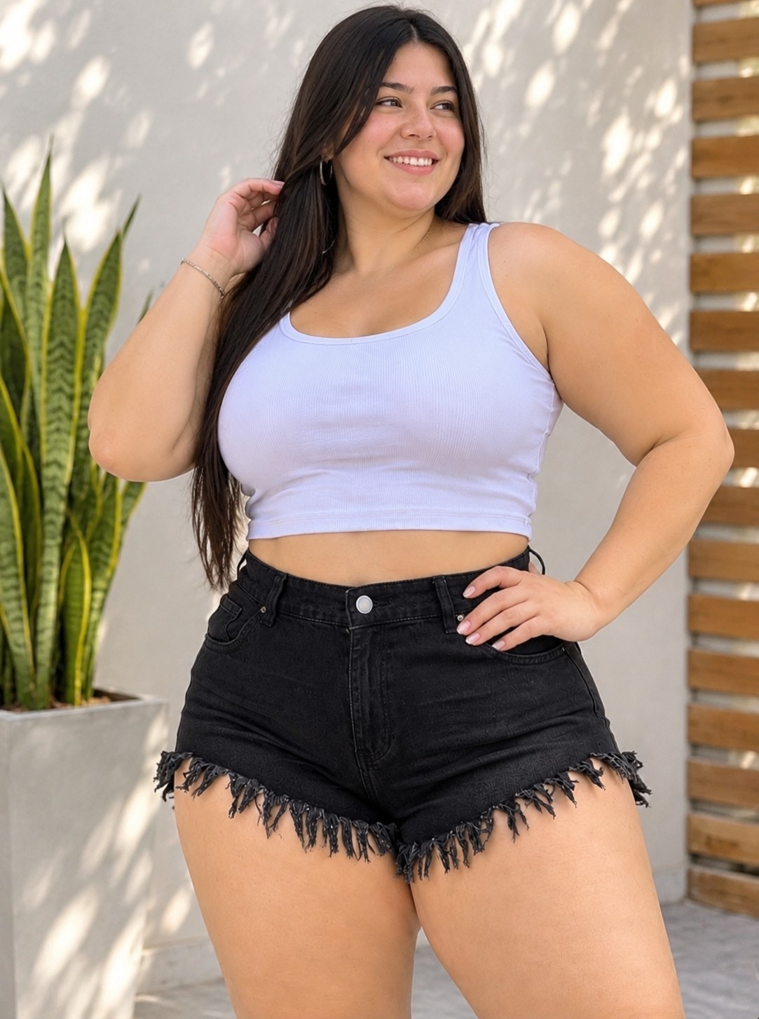 Short Playero Jean Talle Especial - Imagen 2