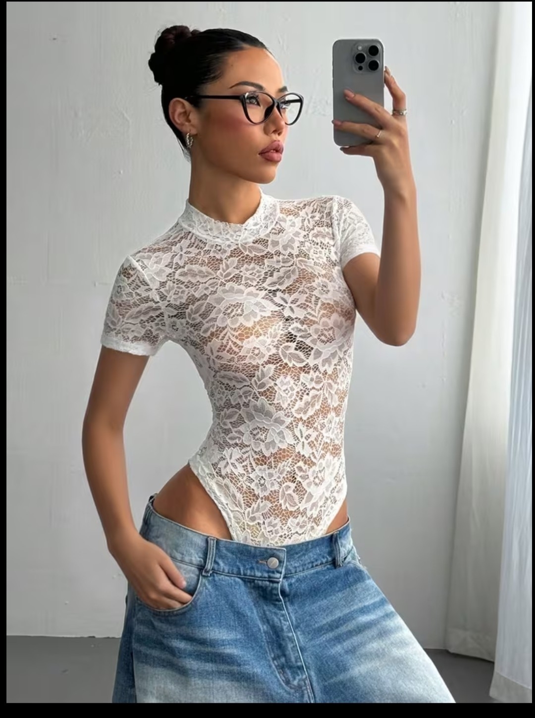 Body "mía" de Encaje Elastizado - Imagen 5