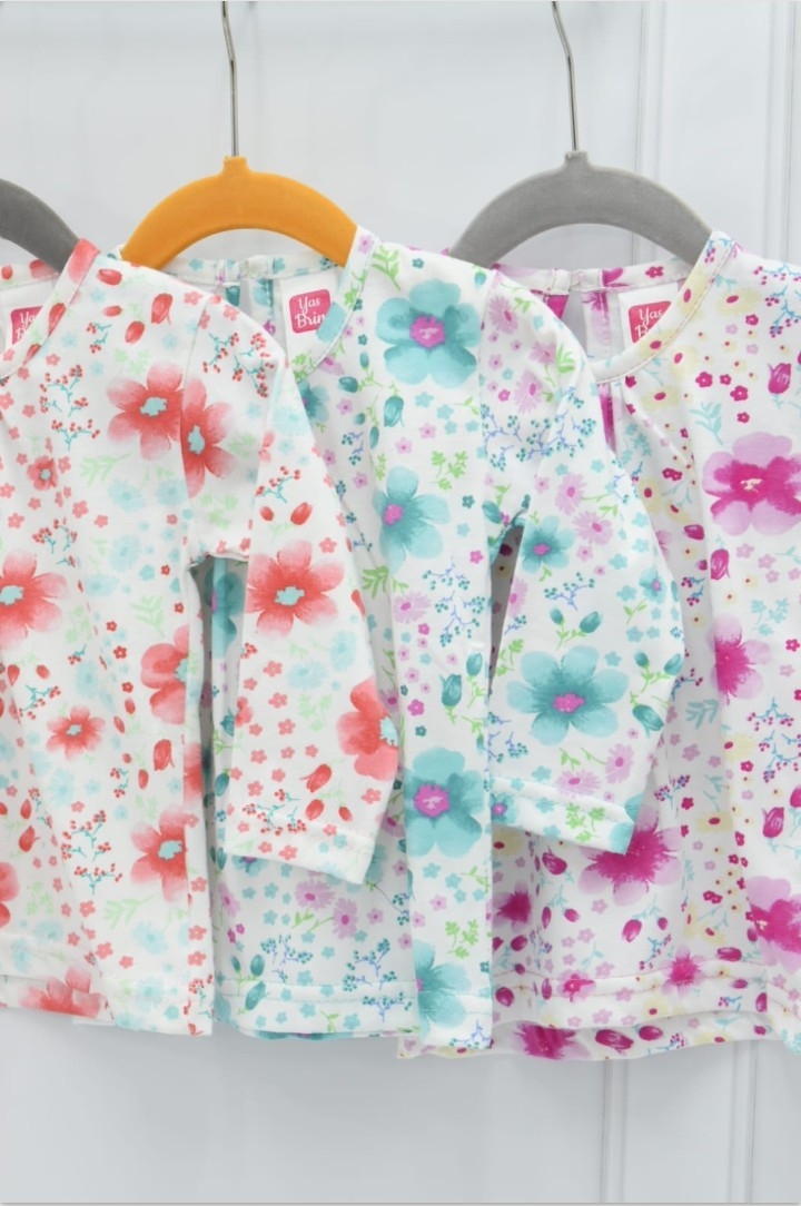 Camiseta Flores Beba - Imagen 2