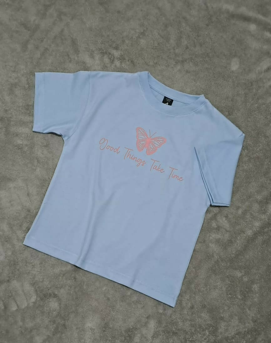 Remeras Manga Corta Nena ( Algodón Jersey 24.1 Peinado) - Imagen 3