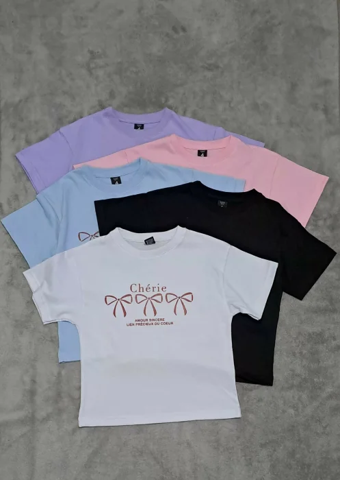Remeras Manga Corta Nena ( Algodón Jersey 24.1 Peinado)
