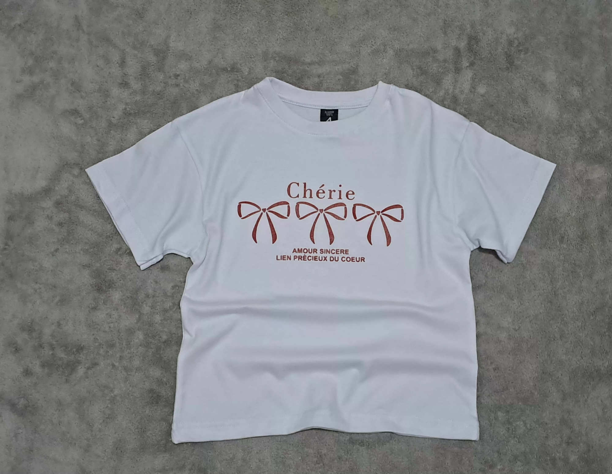 Remeras Manga Corta Nena ( Algodón Jersey 24.1 Peinado) - Imagen 2