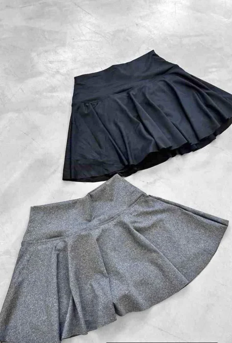Short Pollera Volado Lycra