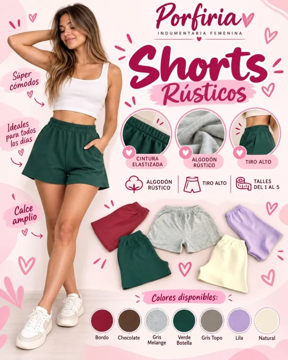 Shorts Rusticos Dama