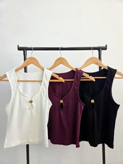 Musculosa de Morley C/botón