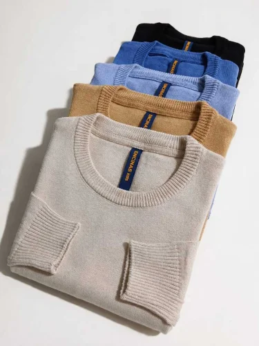 Suéter Cuello Redondo de Niño Calidad Premium Algodón 100%