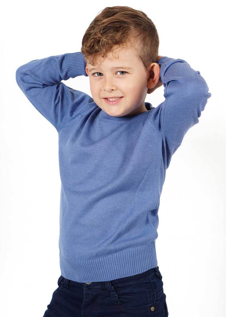 Suéter Cuello Redondo de Niño Calidad Premium Algodón 100% - 5200.jpg