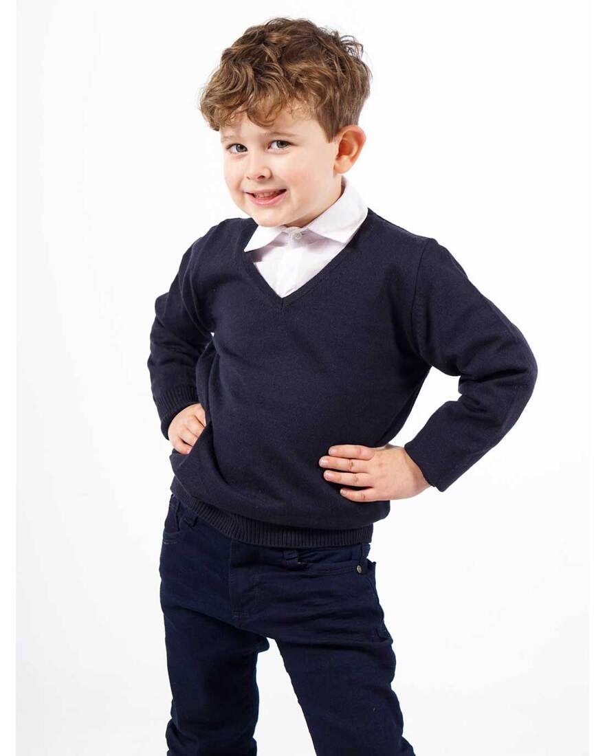 Suéter Escolar de Niño Calidad Premium 100% Algodón - 4718.jpg