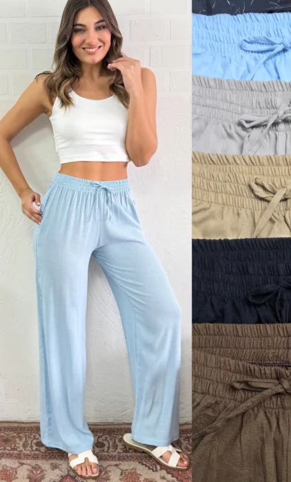 Pantalón de Lino Spandex