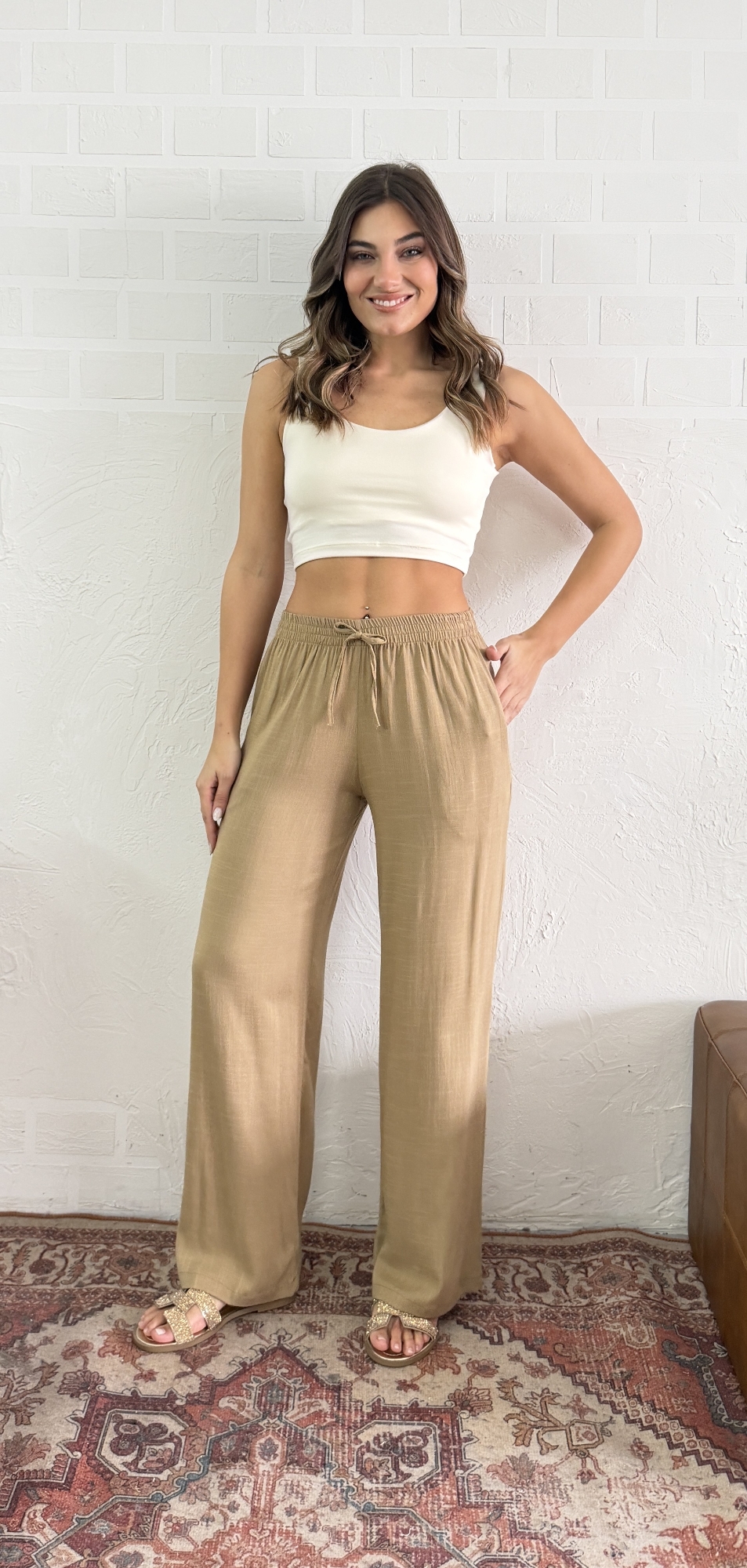 Pantalón de Lino Spandex - Imagen 6