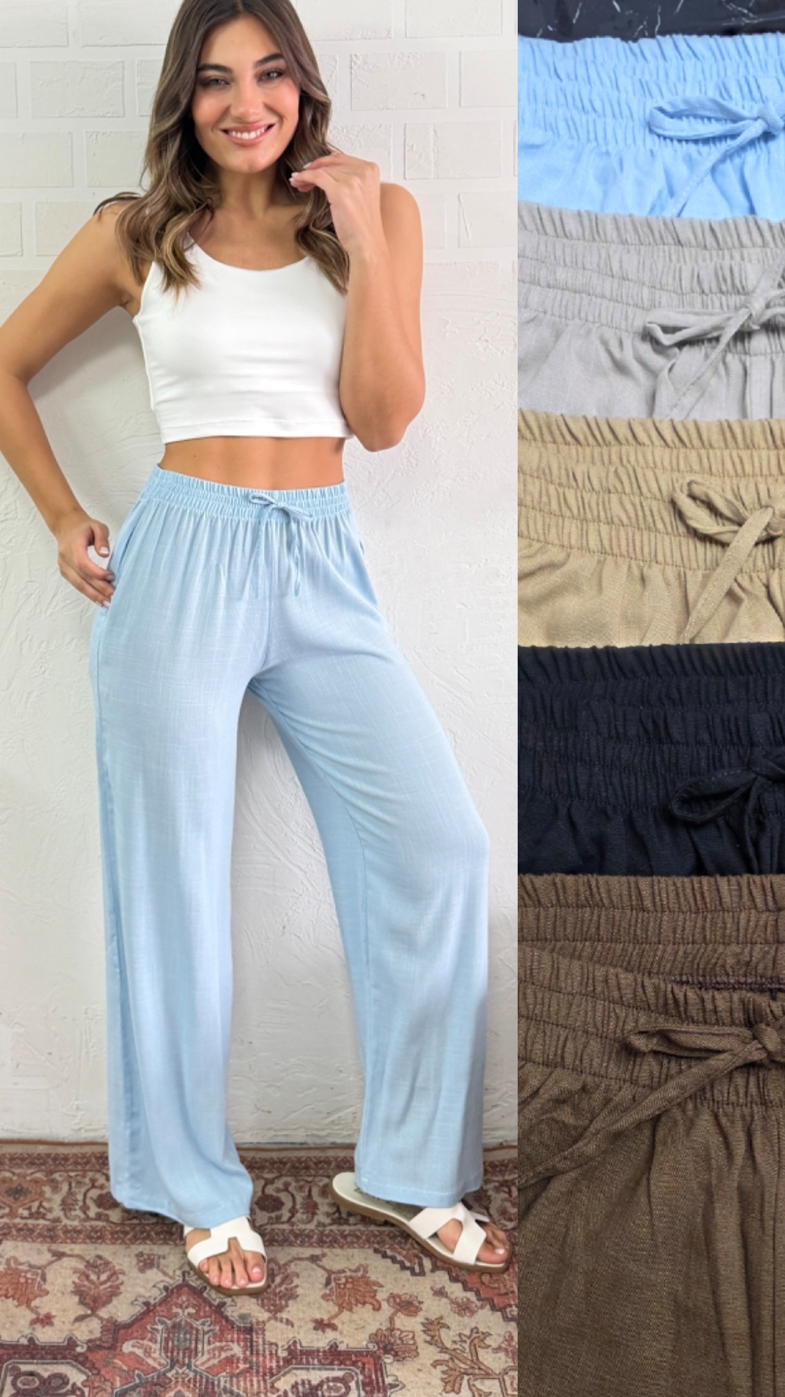 Pantalón de Lino Spandex - Imagen 7