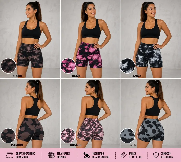 Shorts de Mujer Sublimado