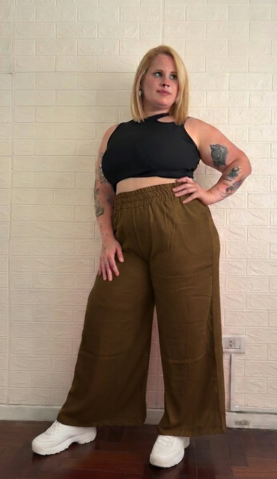 Maxi Palazo Lino Spandex - Imagen 2
