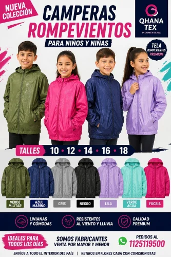 Campera Rompeviento Livianas