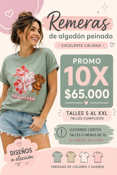 Remeras de Algodón