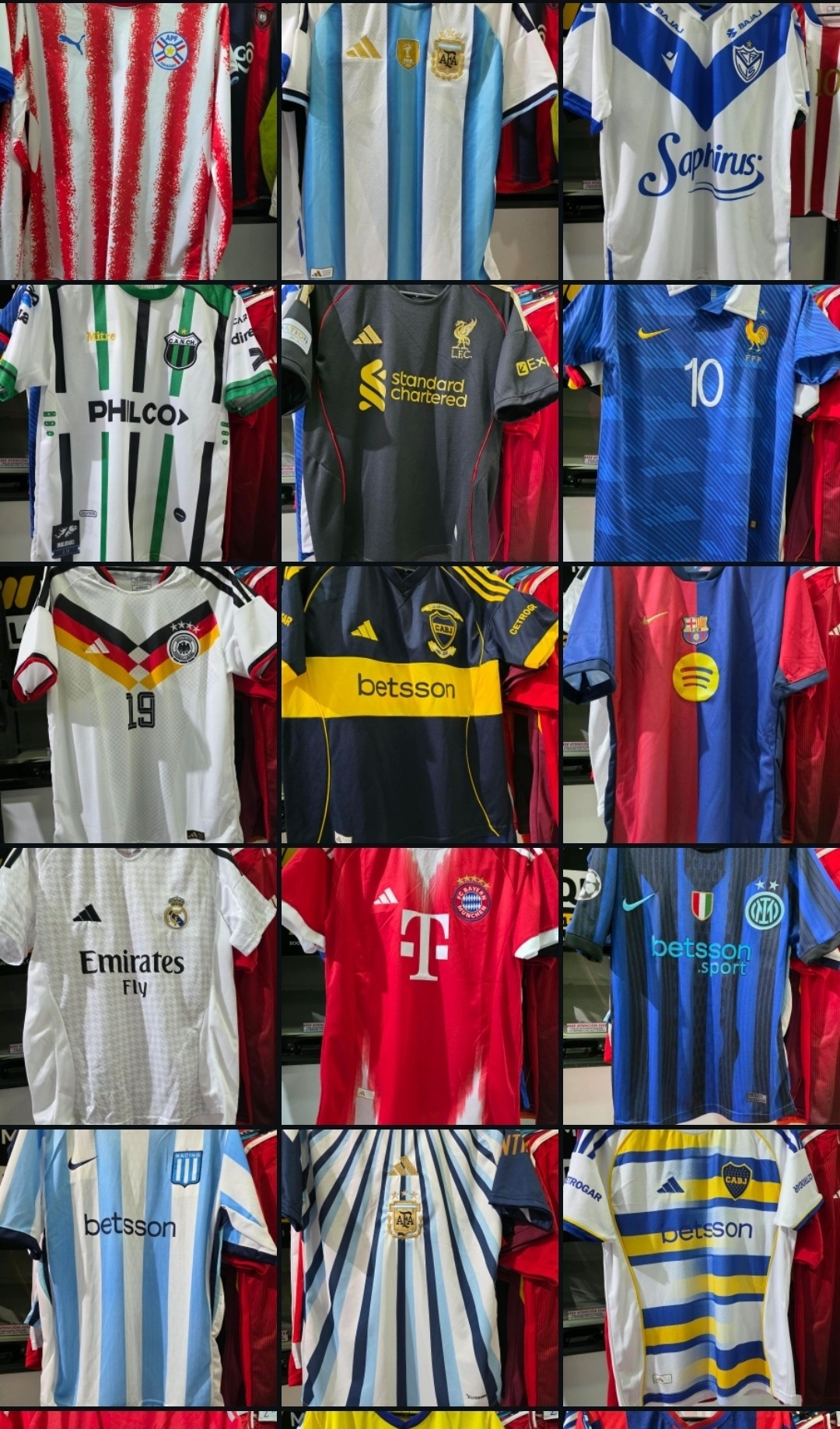 Camisetas Bordado Europeos Nacionales Brasilerao - Imagen 2