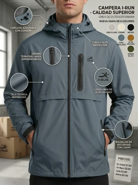 Rompevientos Impermeable Importado