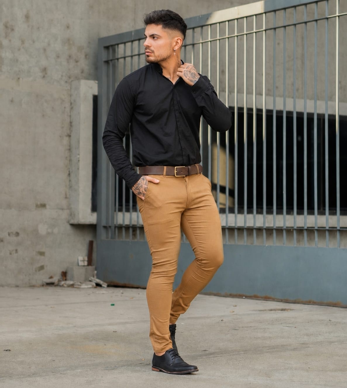 Pantalones Corte Chino - Imagen 2
