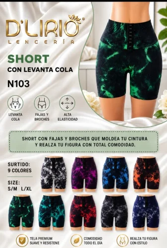 Shorts con Faja y Levanta Cola