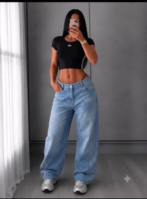 Jeans Baggi Semi Elastizado