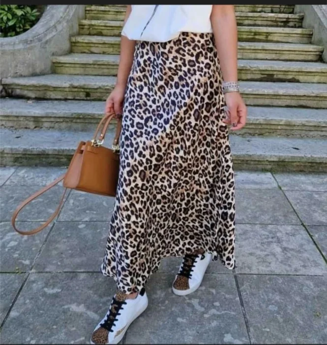 Maxifalda Animal Print