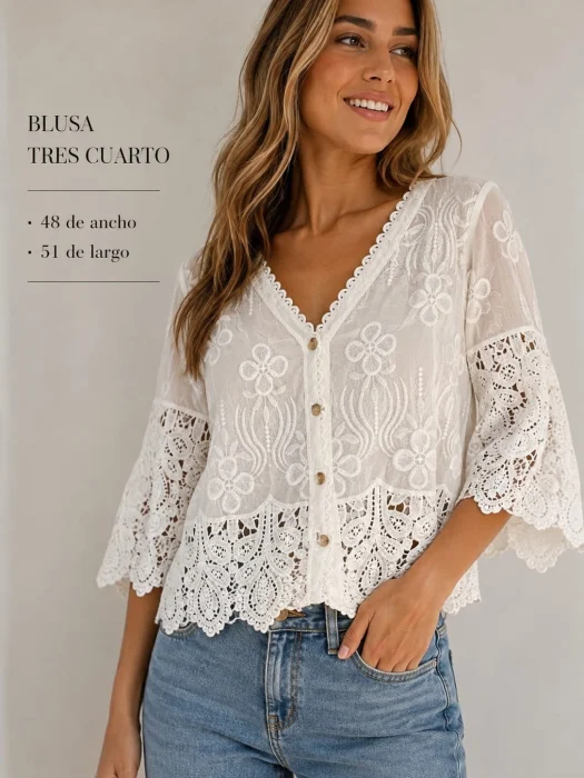 Camisa Broderi