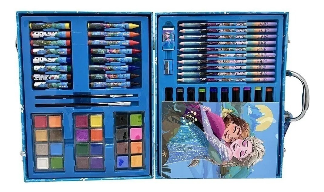 Set de Arte Escolar Frozen Cresko con 65 Piezas - Imagen 3