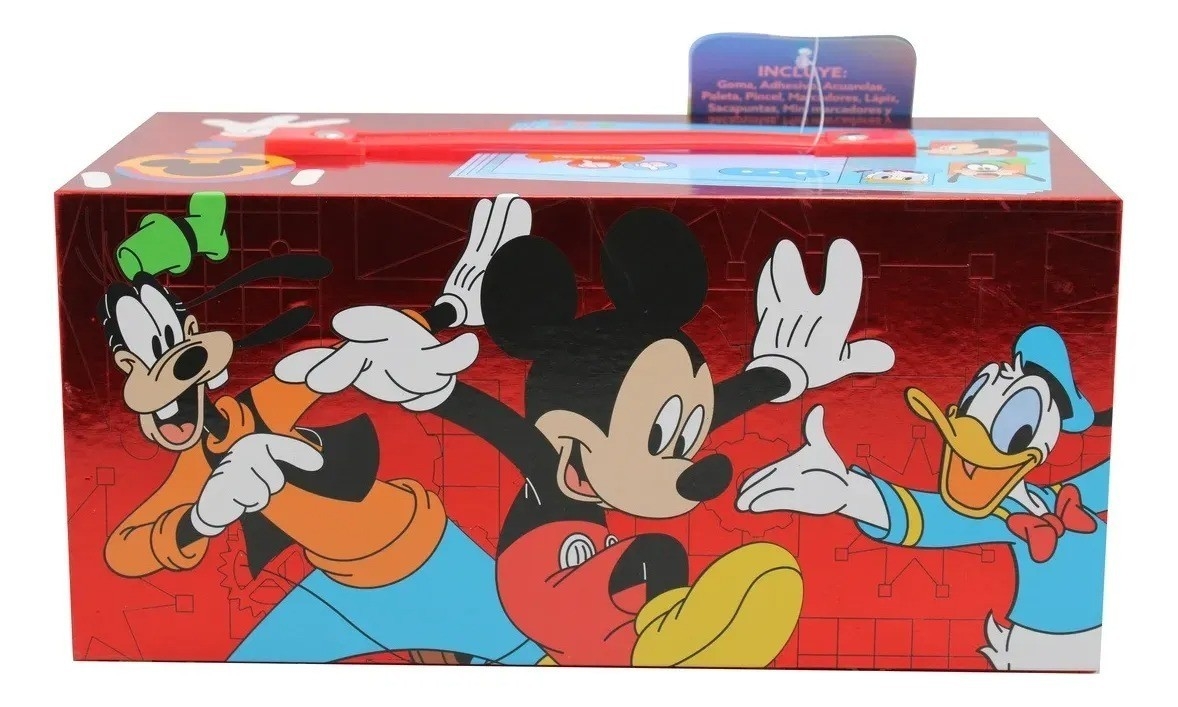 Set de Arte Escolar Mickey Mouse Dibujo 53 Piezas Reforzado - Imagen 2