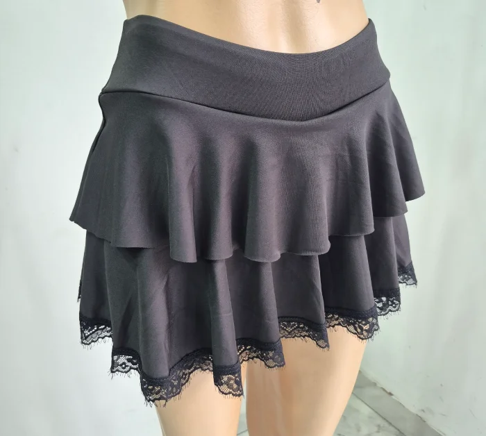Pollera Short con Puntilla
