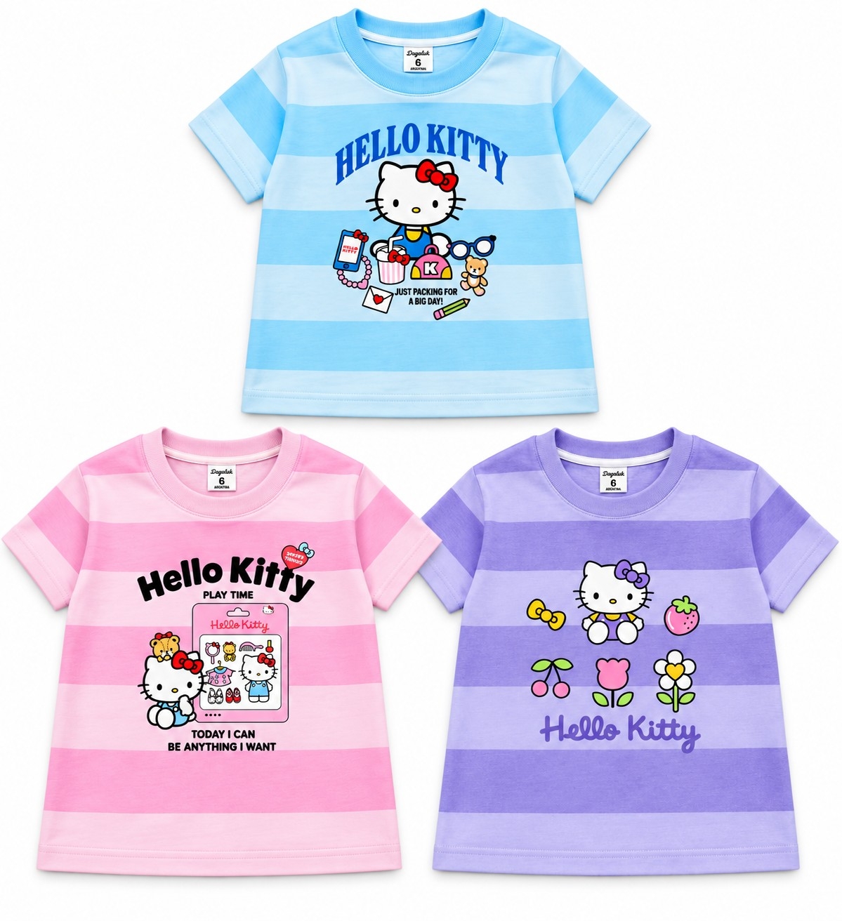 Remera Rayada Hello Kitty - Imagen 2